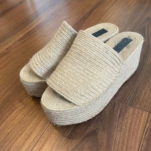Zara Espadrille platform